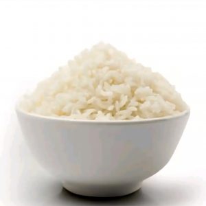 24. Arroz blanco al vapor