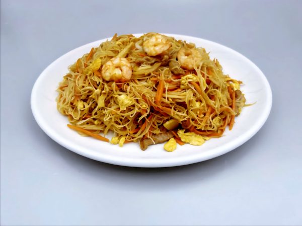 29. Fideos de arroz estilo Singapur