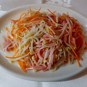 3A. Ensalada de brotes de soja y algas