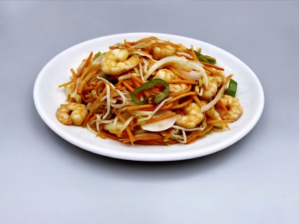 43. Gambas con verduras