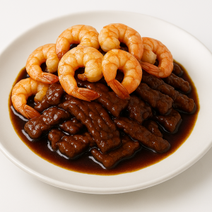 43A. Gambas con ternera