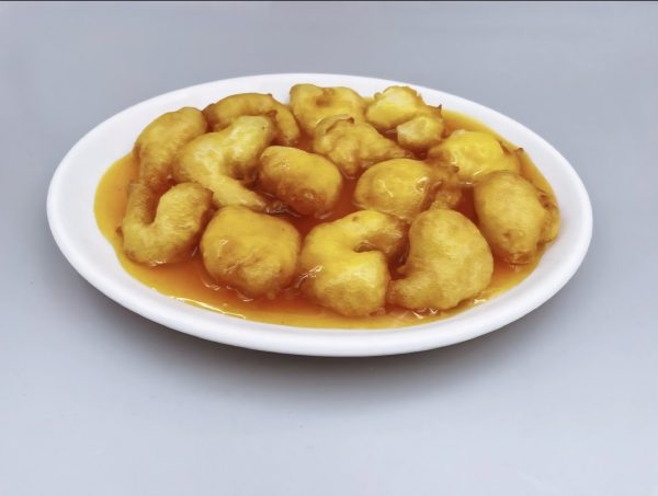 46. Gambas agridulce