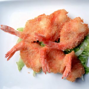 50. Langostinos fritos