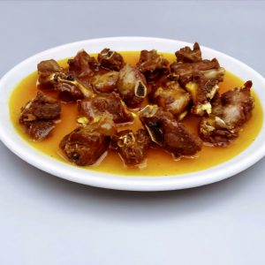 68. Costilas al horno con salsa agridulce