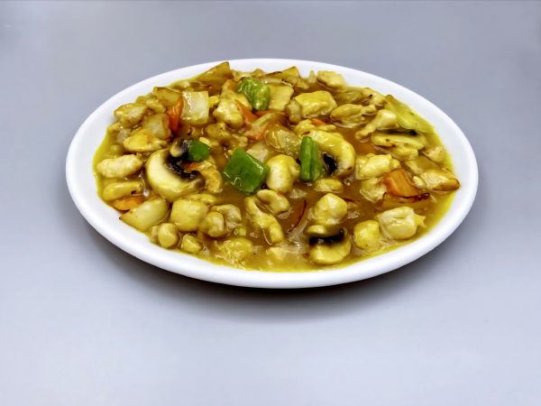 71. Pollo con salsa curry