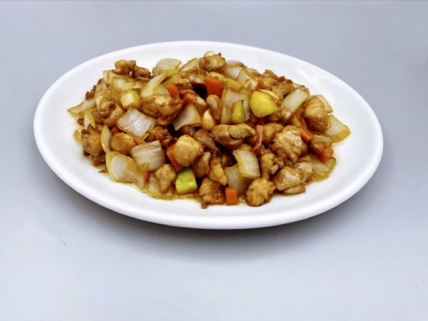 72. Trocitos de pollo al estilo Gong-Bao