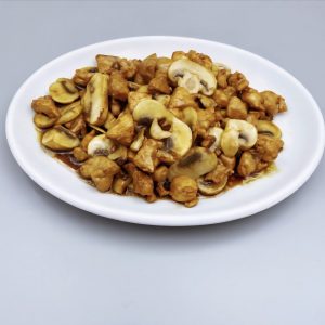 75. Pollo con champiñones