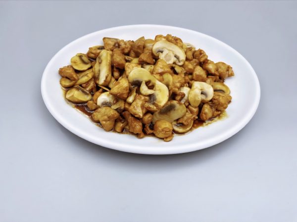 75. Pollo con champiñones