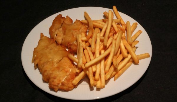 80A. Pollo a la plancha con patatas