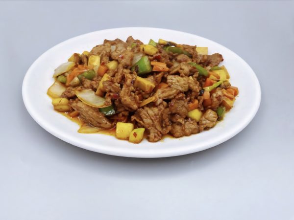 82. Ternera con salsa picante