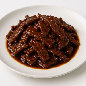 86. Ternera con salsa de ostras