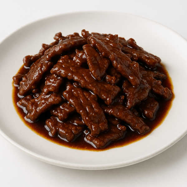 86. Ternera con salsa de ostras