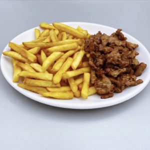 88. Ternera con patatas fritas