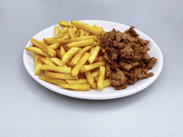 88. Ternera con patatas fritas