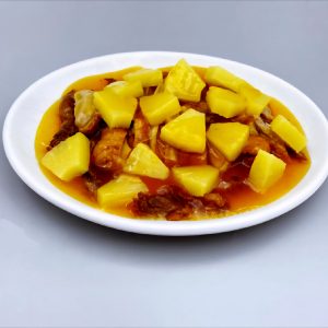 95. Pato con salsa de piña